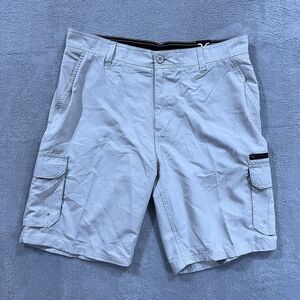 Burnside Tan Cargo Shorts Lightweight Outdoor Wear